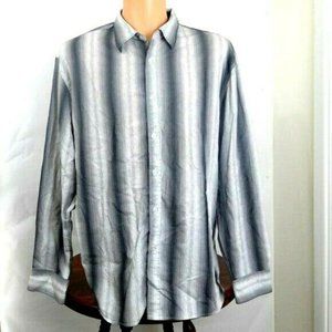 Irreverent Button Down Stripe Shirt Sz 2XL (LS110)